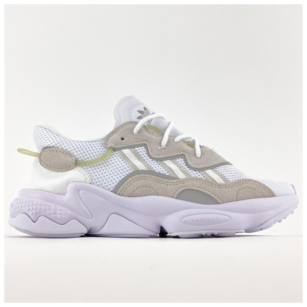 Чоловічі / жіночі кросівки Adidas Ozweego White Grey, білі кросівки адідас озвіго унісекс