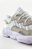 Чоловічі / жіночі кросівки Adidas Ozweego White Grey, білі кросівки адідас озвіго унісекс, фото 3