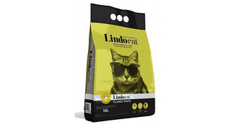 Lindocat Classic White Clean Paws Бентонітовий наповнювач без аромату ( велика гранула) 15 л