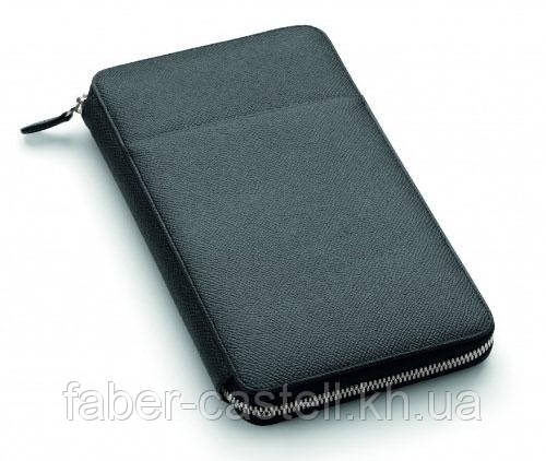 Туристичне портмоне Graf von Faber-Castell Travel wallet Epsom, колір чорний, 118960