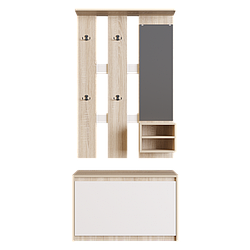 Передпокій для дому Еверест Мікс сонома/білий