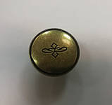 Ручка меблева кнопка GIFF 8/167 антична бронза, фото 3