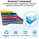 Гумова петля для тренувань PowerPlay 4115 Level 4 (14-39 кг) Червона, фото 7