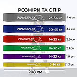 Гумова петля для тренувань PowerPlay 4115 Level 4 (14-39 кг) Червона, фото 8
