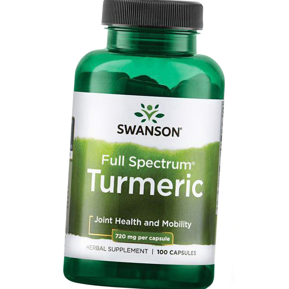 Куркумин Swanson Full Spectrum Turmeric 720 mg 100 капс - фото 1 - id-p1436505983
