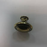 Ручка меблева кнопка GIFF 8/165 антична бронза, фото 3