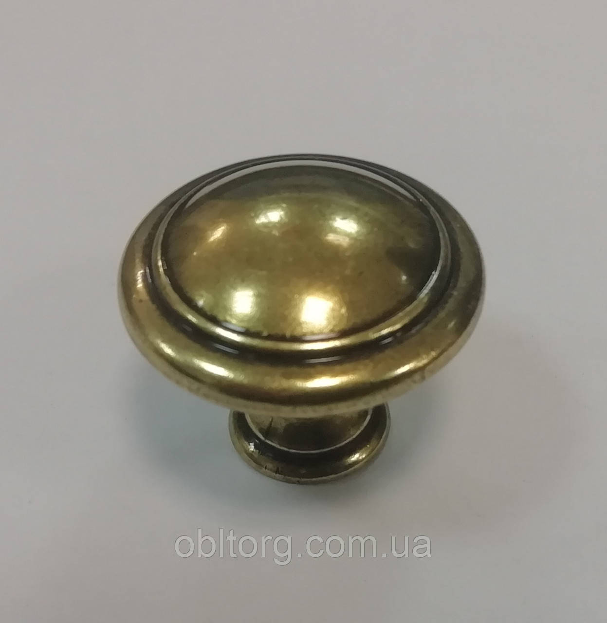 Ручка меблева кнопка GIFF 8/165 антична бронза, фото 1