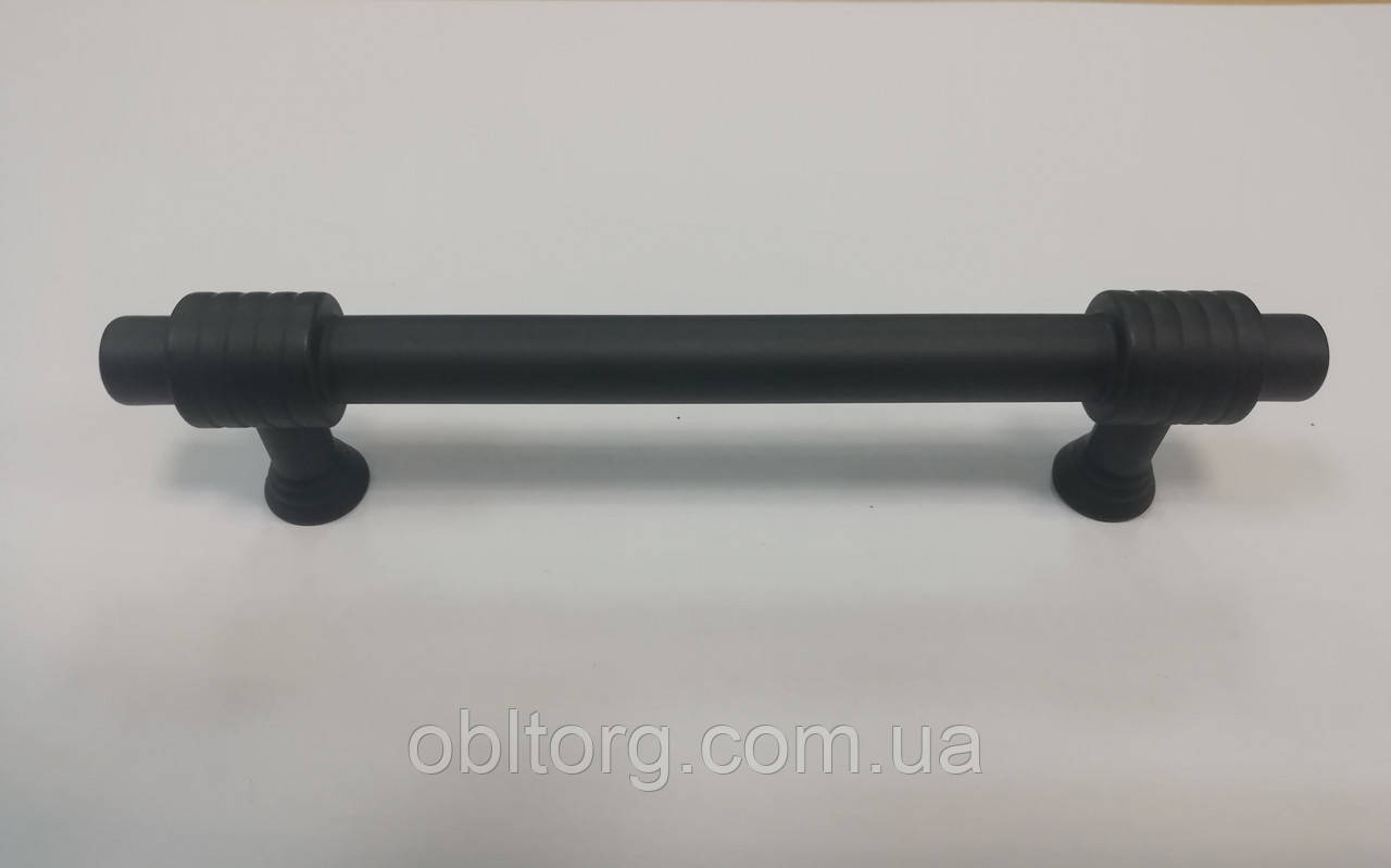 Ручка меблева релинг GIFF 8/163/96 чорний матовий, фото 1