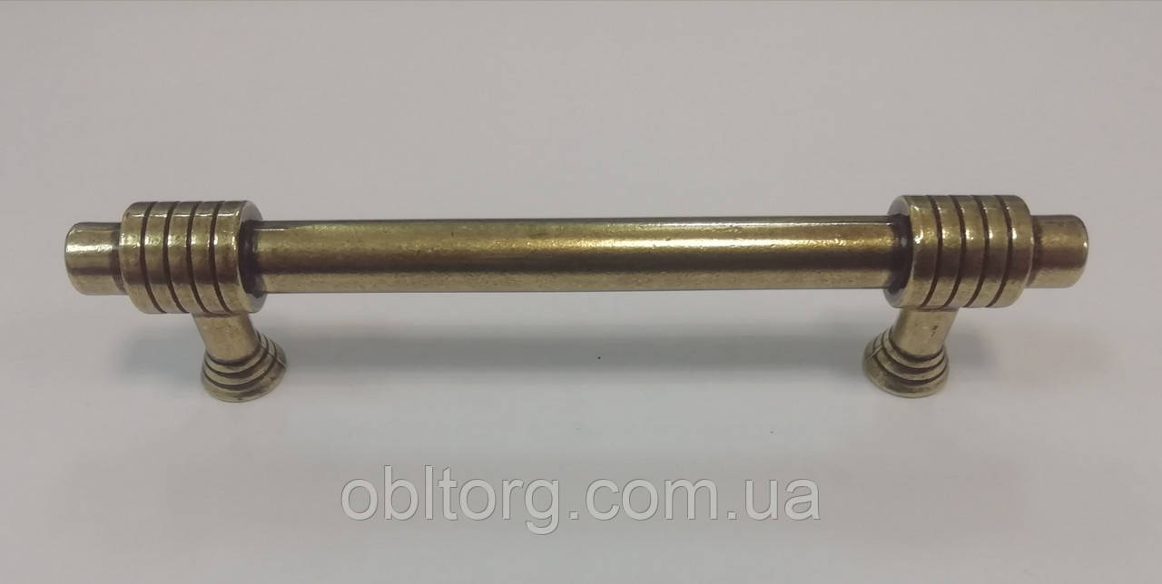 Ручка меблева релинг GIFF 8/163/96 антична бронза, фото 1