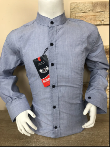 Модные детские рубашки для мальчика Sinyor Besni mini джинс стойка! 5-7 ...