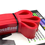 Гумова петля для тренувань PowerPlay 4115 Level 4 (14-39 кг) Червона, фото 3