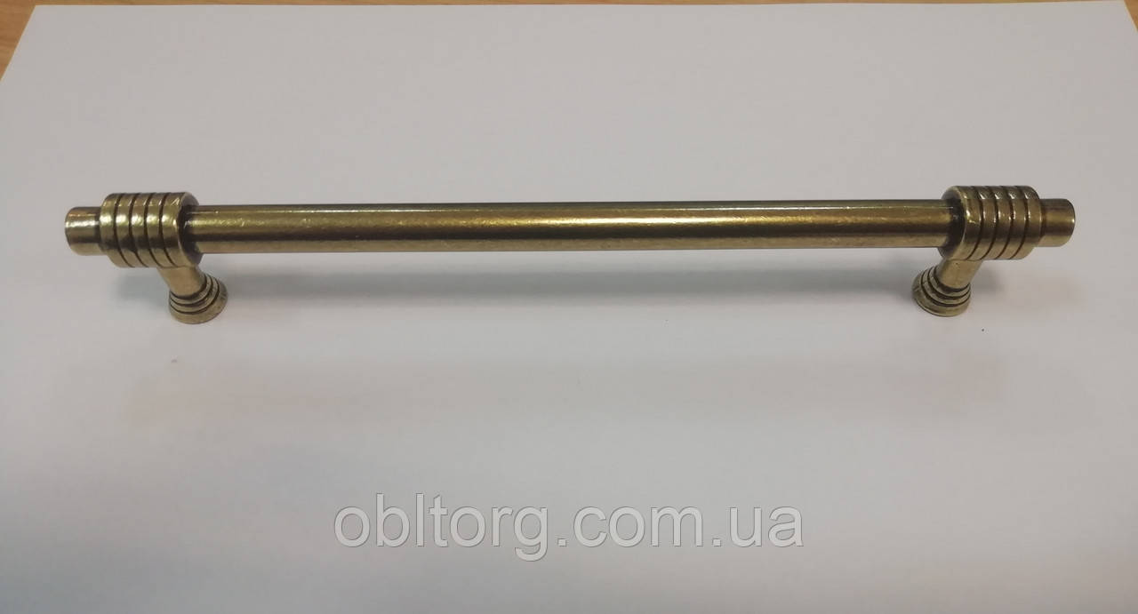 Ручка меблева релинг GIFF 8/163/160 антична бронза, фото 1