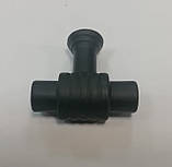 Ручка меблева кнопка GIFF 8/163 чорна, фото 2