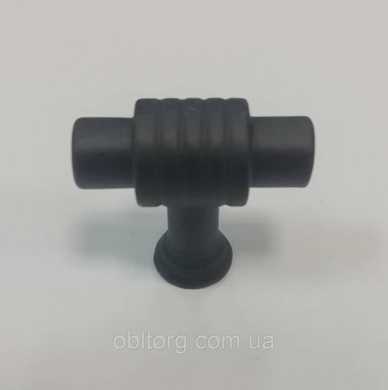 Ручка меблева кнопка GIFF 8/163 чорна, фото 1