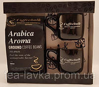 Подарочный набор "Black Gold" (кофе и чашки) CoffeeBulk