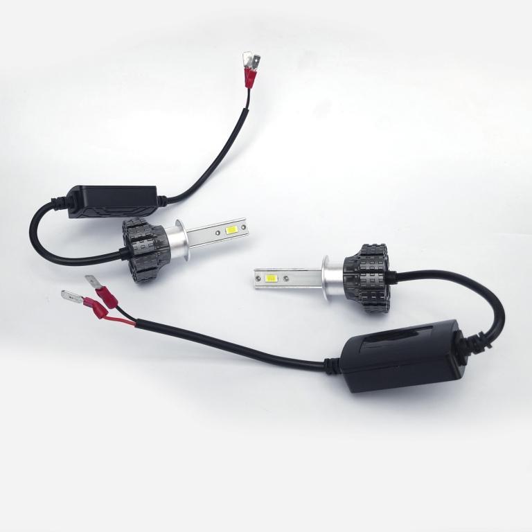 LED комплект S5 H1 6000К 12-24V 15W з радіатором (діод 3570)