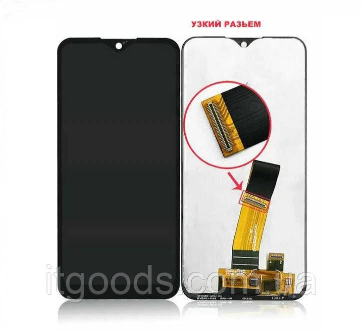 Оригінальний дисплей (модуль) + сенсор для Samsung Galaxy A01 A015 A015F A015G A015M (вузький роз'єм, сервісний)