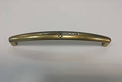 Ручка меблева скоба GIFF 8/167/128 антична бронза