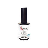 Закрепитель с белыми точками без липкого слоя Molekula Marshmallow No Sticky Top Coat 12 мл (16500Gu)