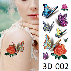 Флеш Тату. 19*9 См, Перевідна. Тимчасова.