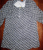 Блуза блузка женская на пуговице черная Турция 44-46