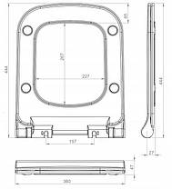 Сидіння для унітазу Granitan D6, фото 4