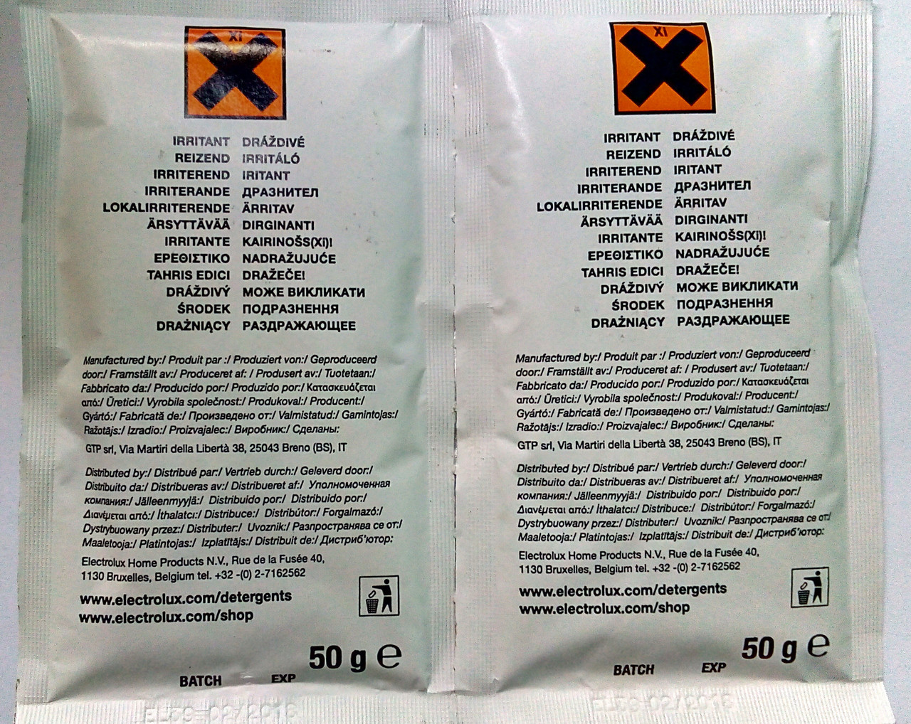 Очиститель для стиральных машин CLEAN & CARE от AEG сделано в Италии упаковка 12 пакетиков - фото 6 - id-p1444869345