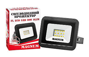 Світлодіодний прожектор FL ECO LED 10 Вт slim 6500 К IP65 MAGNUM (90011658)