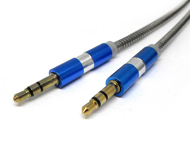 Купить Кабель AUX jack 3.5 мм металл ART-040 1000шт 7759, цена 19.50 ...