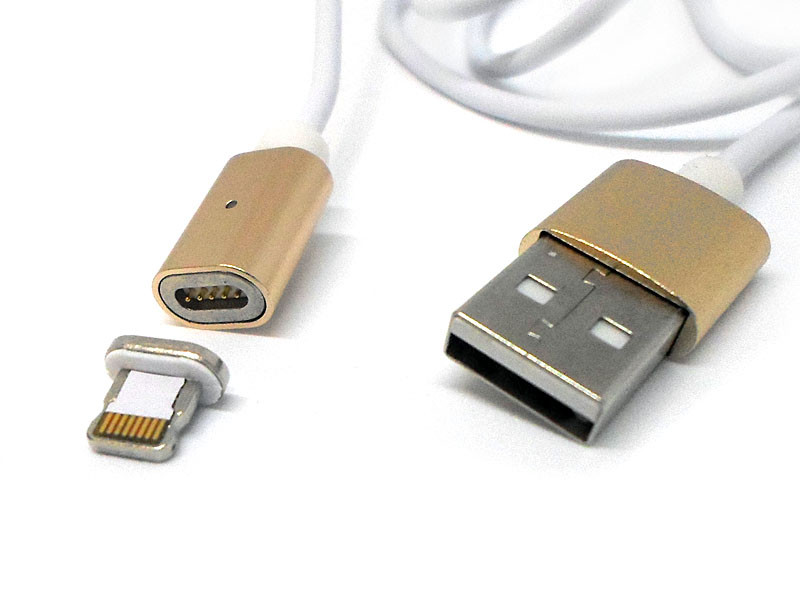Кабель USB - micro USB / Lightning магнітний ART-042 250шт 7902