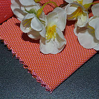 Ткань для уличной мебели рогожка Канария (Kanaria) коралового цвета