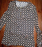 Блуза блузка женская на пуговицах черная Турция 42-44
