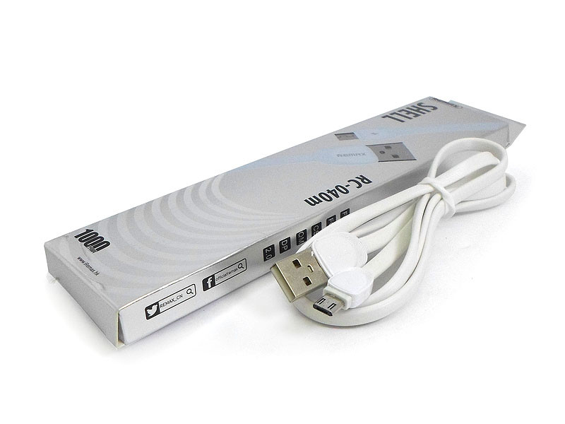Кабель USB - micro USB Remax V-004-V8 500шт 7890