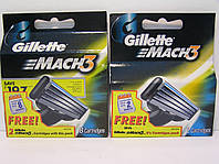 Кассеты Gillette Mach 3 8+2 шт ( Жиллет Мак 3 оригинал 8+2 шт)