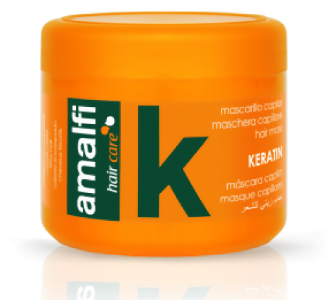 Крем-маска для волосся з кератином Amalfi hair mask Keratin 500 мл