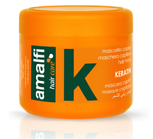 Крем-маска для волосся з кератином Amalfi hair mask Keratin 500 мл