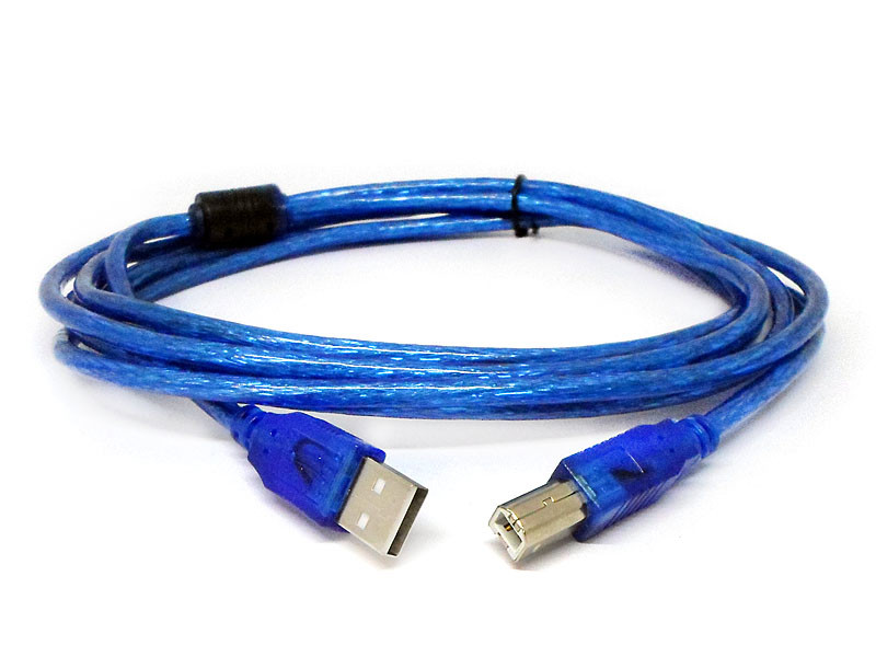 Кабель шнур подовжувач для принтера USB A/B 2,0м USB-AB-011-020