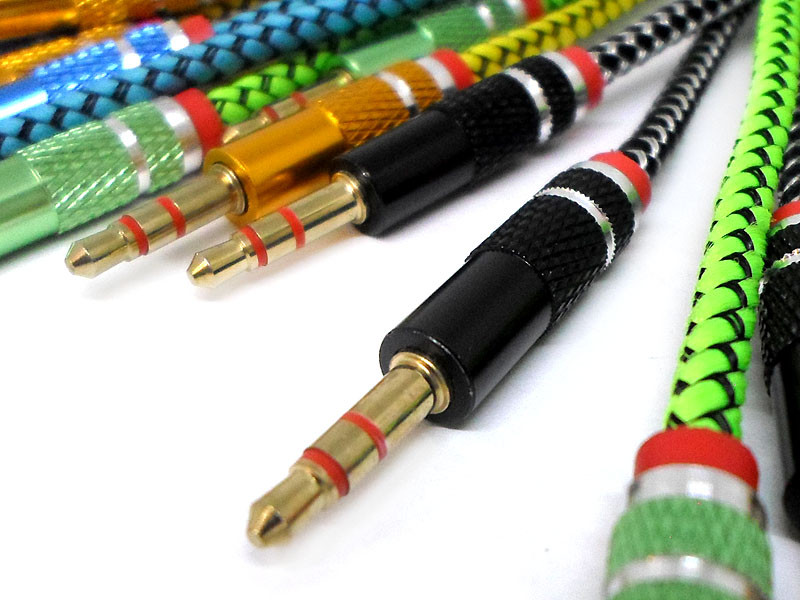 Кабель AUX jack 3,5 мм 1,0 м 1500шт ADSD-370