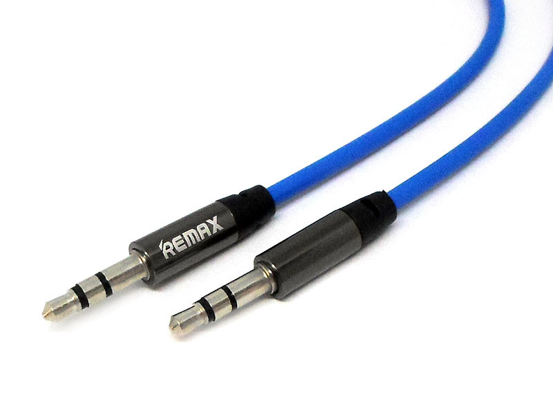 Кабель AUX jack 3.5 мм прямий 1м 500шт Remax RL-L101