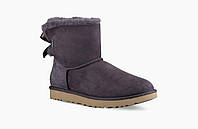 Жіночі чоботи уггі UGG MINI BAILEY BOW II BOOT ОРИГІНАЛ (розмір US 8, 9) сірі