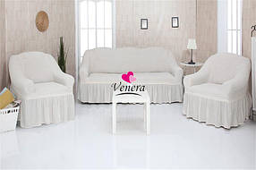 Універсальні чохли на диван + 2 крісла
