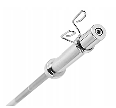 Гриф для штанги олімпійський прямий сталевий гриф Newt Olimpic 1800 мм 50 мм вага 14 кг навантаження 250 кг, фото 3