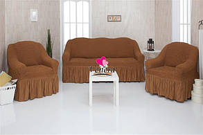 Універсальні чохли на диван + 2 крісла, фото 1
