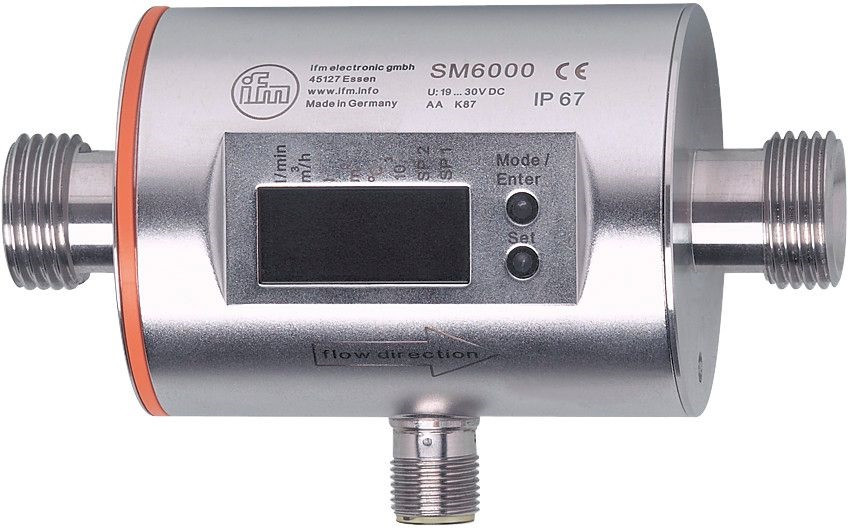 SM6000 IFM Магнітно-індуктивний датчик потоку SMR12GGXFRKG/US-100