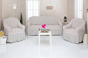 Універсальні чохли на диван + 2 крісла
