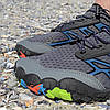 Аквашузи сірі на шнурках сітка повітропроникні GREY літо 2021, фото 7