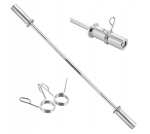 Гриф для штанги олимпийский прямой стальной гриф Newt Olimpic 1500 мм 50 мм вес 9 кг нагрузка 250 кг, фото 2