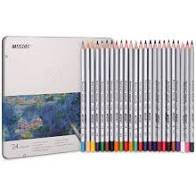 Набір олівців 24 кольори Marco 7100-24TN металевий пенал