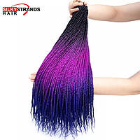Синегальські косички плетіння кольорові накладні коси Брейди кольорові косички коси вплетення
