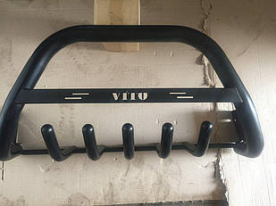 Кенгурятник WT004 (чорний) Fiat Doblo II 2005↗